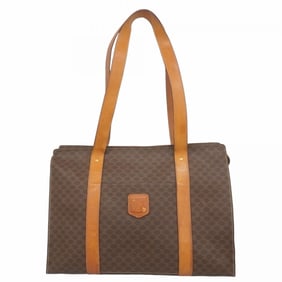 Celine tote bag, Macadam, brown, for women