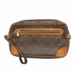 Louis Vuitton Monogram Marly Dragonne GM Clutch Bag M51825 Brown Men's