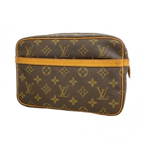 Louis Vuitton Monogram Compiègne 23 Clutch Bag M51847 Brown Men's/Women's