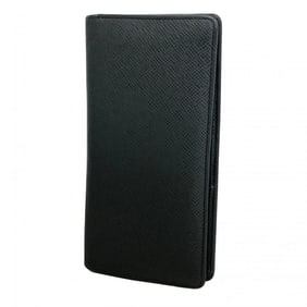 Louis Vuitton Taiga Portefeuille Brazza Long Wallet M30501 Noir Men's