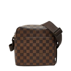 Louis Vuitton Damier Olaf PM Crossbody Shoulder Bag N41442 Brown Leather Women's LOUIS VUITTON