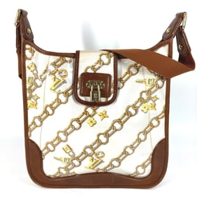 LOUIS VUITTON M95158 Monogram Charm Musette Shoulder Bag with Chain Pattern, Vinyl and Leather,
