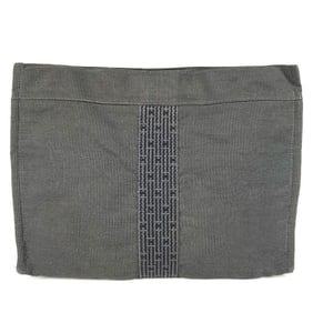 HERMES Air Line Clutch Bag, Second Multi-Pouch, Cotton, Men's and Women's, Gray