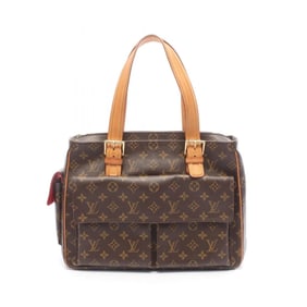 Louis Vuitton Multiplicite Handbag, Coated Canvas and Leather, Monogram, Women's, Brown, M51162