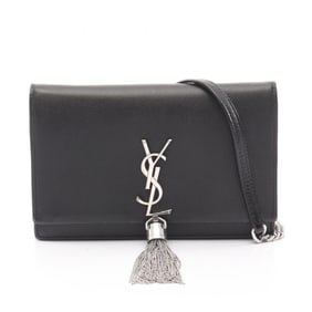 Yves Saint Laurent Saint Laurent Paris Kate Tassel Shoulder Bag, Leather, Women's, Black, 452159