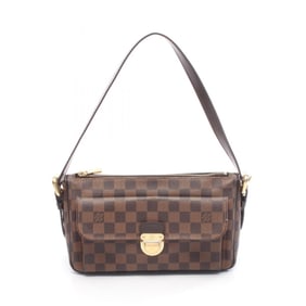Louis Vuitton Ravello GM Shoulder Bag, Coated Canvas and Leather with Damier Print, Brown, Women's,