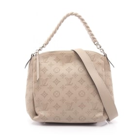 Louis Vuitton Babylon Chain BB Mahina Galle Handbag, Leather, Women's, Beige, M51224