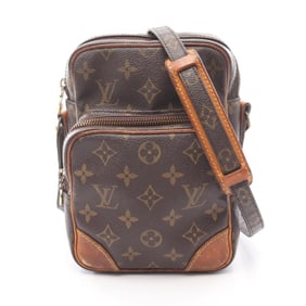 Louis Vuitton Amazon Shoulder Bag, Coated Canvas and Leather, Monogram, Women's, Brown, M45236