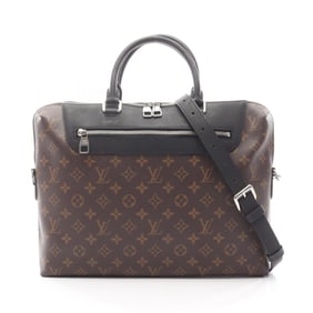 Louis Vuitton Porte-Document Jour PDJ NM Business Bag, Coated Canvas and Leather, Monogram Macassar,
