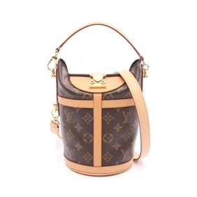 Louis Vuitton Duffle Bag, Handbag, Coated Canvas and Leather, Monogram, Women's, Brown, M43587