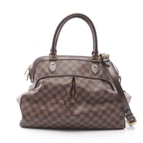 Louis Vuitton Trevi GM Damier Ebene Handbag, Coated Canvas and Leather, Women's, Brown, N51998
