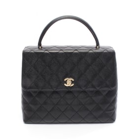CHANEL Matelasse Handbag in Caviar (Grained Calfskin) for Women, Black
