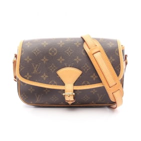 Louis Vuitton Sologne Shoulder Bag, Coated Canvas and Leather, Monogram, Women's, Brown, M42250