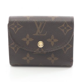 Louis Vuitton Portefeuille Helene Tri-fold Wallet, Coated Canvas, Monogram, Women's, Brown, M60253