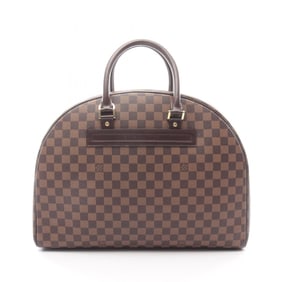 Louis Vuitton Nolita 24 Handbag, Coated Canvas and Leather with Damier Finish, Brown, N41454