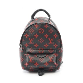 Louis Vuitton Palm Springs Mini Backpack, M41457, Coated Canvas and Leather, Monogram Enfla Rouge,