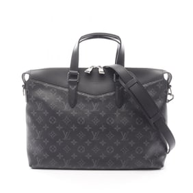 Louis Vuitton Explorer Monogram Eclipse Briefcase, Men's Black Coated Canvas and Leather Business