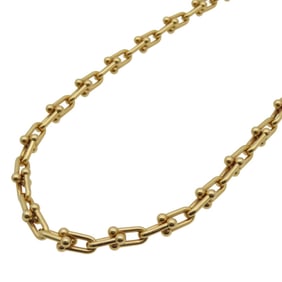 Excellent condition Tiffany & Co. HardWear 50cm medium link necklace in 750YG (55.2g) 18K yellow