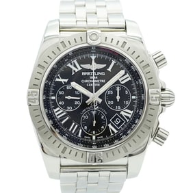 Breitling Chronomat JSP Roman Index Limited Edition AB01153A Black Dial Men's Watch