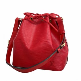 Louis Vuitton Epi Petit Noe Shoulder Bag M44107 Castilian Red Women's P1999407
