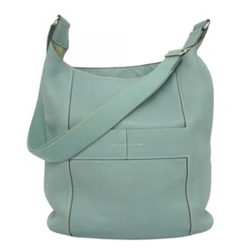 Hermes Hermès Good News PM Shoulder Bag in Taurillon Clemence Blue Jean with M Stamp, Women's,