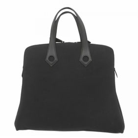 Hermes Hermès Sac I Bous PM Toile Officier Handbag, Black, Stamp, Women's, P1974697