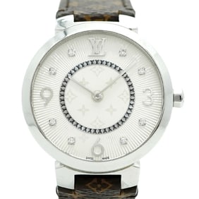 Louis Vuitton Tambour Q13MJ Silver Dial Women's Watch