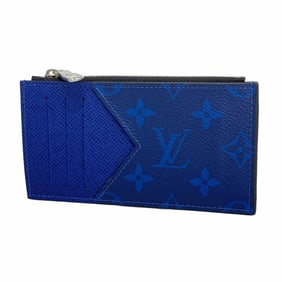 Louis Vuitton Taigarama Coin and Card Holder M30270 Cobalt Men's Wallet/Coin Case
