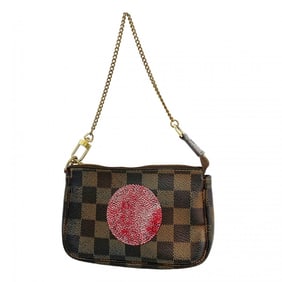 Louis Vuitton Bag/Pouch Damier T&B Mini Pochette Accessoires N58011 Ebene Women's