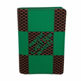Louis Vuitton Damier Pop Organizer de Poche N40613, Women's, Business Card Case/Card Case, Vert