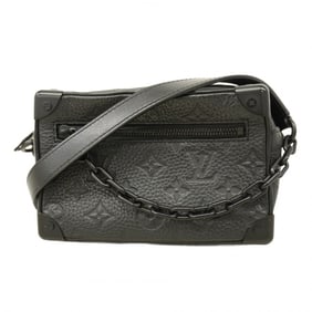 Louis Vuitton Monogram Taurillon Mini Soft Trunk Shoulder Bag M55702 Noir Men's