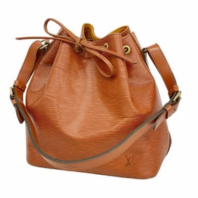 Louis Vuitton Epi Petit Noe Shoulder Bag M44103 Kenya Brown Women's P1983237