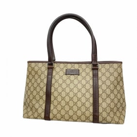 Gucci GG Supreme Tote Bag 114595 Brown Women's P1963665