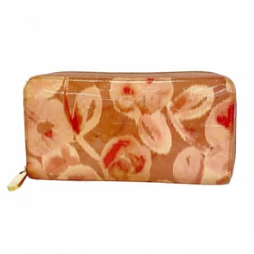Louis Vuitton Vernis Zippy Wallet M90020 Rose Velours Women's P1962788
