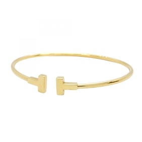 Tiffany Bangle T-Wire 18KYG Yellow Gold Women's P1918851
