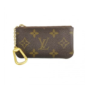 Louis Vuitton Monogram Pochette Cle Wallet/Coin Case M62650 Brown Women's