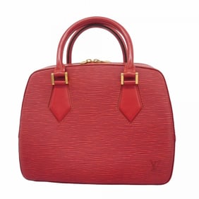 Louis Vuitton Epi Sablon Handbag M52047 Castilian Red for Women