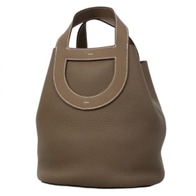 Hermes Hermès In the Loop 23 Handbag, Taurillon Clemence Etoupe, K Stamp, Women's