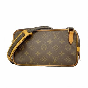 Louis Vuitton Monogram Pochette Marly Bandouliere Shoulder Bag M51828 Brown Women's