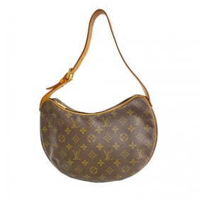 Louis Vuitton Monogram Croissant MM Shoulder Bag M51512 Brown Women's