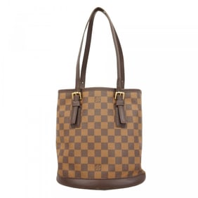 Louis Vuitton Damier Marais Tote Bag N42240 Ebene Women's