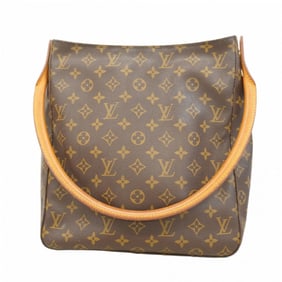 Louis Vuitton Monogram Looping GM Shoulder Bag M51145 Brown Women's