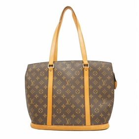 Louis Vuitton Monogram Babylon Tote Bag M51102 Brown Women's