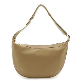 GUCCI Hobo Shoulder Bag in Beige and Off-White Leather (001-4181)