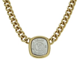 LOUIS VUITTON ID Necklace, LV Chain GP Metal, Gold and Silver, M61090