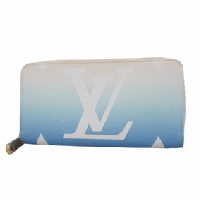 Louis Vuitton By the Pool Monogram Giant Zippy Wallet M80360 Blue Women's