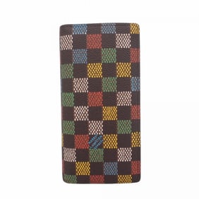 Louis Vuitton Long Wallet LV Bird Damier Portefeuille Brazza N00141 Multicolor Men's