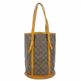 Louis Vuitton Monogram Bucket GM Tote Bag M42236 Brown Women's