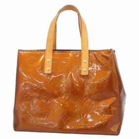 Louis Vuitton Vernis Reed PM Handbag M91146 Bronze Women's