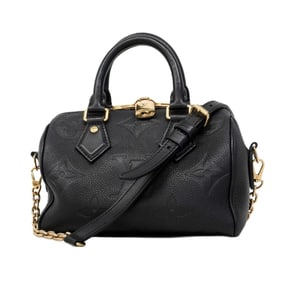Louis Vuitton Monogram Empreinte Speedy Bandouliere 20 Handbag M58953 Noir 2-Way Bag for Women